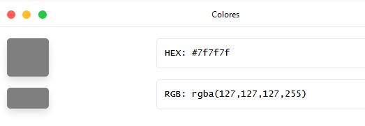 Código de color CV Diseñador Gráfico Gris