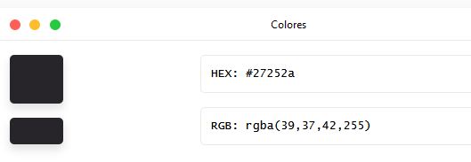 Código de color CV Diseñador Gráfico Negro